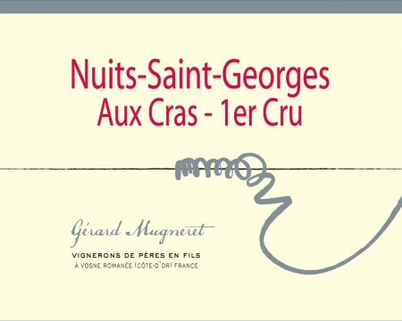 GERARD MUGNERET NUITS SAINT GEORGES 1er CRU AUX CRAS 2018